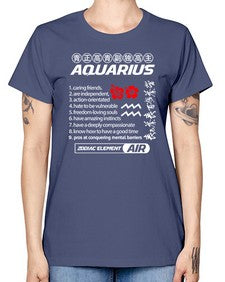 aquarius 85# - aquarius -  Missy T-Shirt