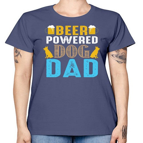 beer power dog dad 55# - dogs -  Missy T-Shirt