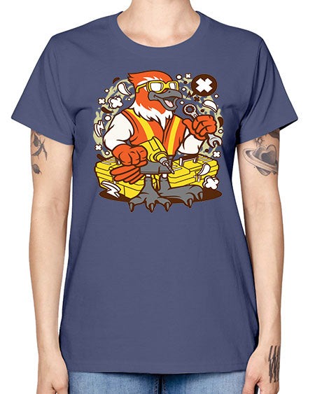 bird mechanic worker 21# - birds -  Missy T-Shirt