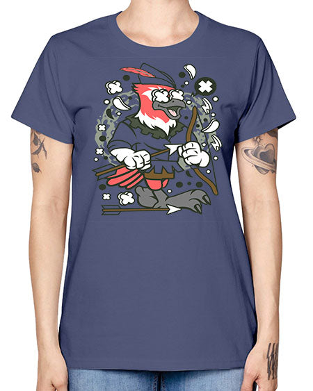 bird robin hood 25# - birds -  Missy T-Shirt