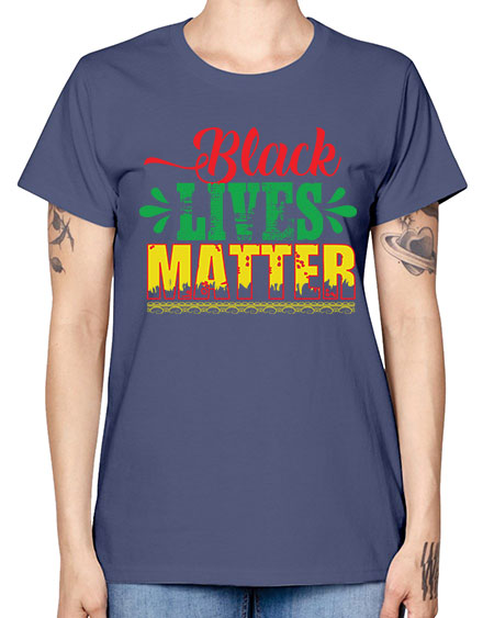 black lives matter 7# - black words and phrases -  Missy T-Shirt