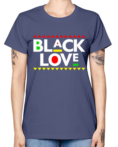 black love 228# - black words and phrases -  Missy T-Shirt
