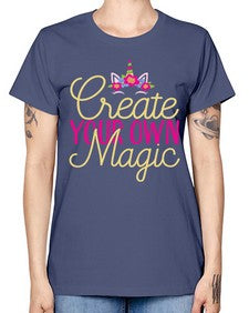 create your own magic 82# - unicorn -  Missy T-Shirt