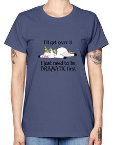 dramatic unicorn 96# - unicorn -  Missy T-Shirt