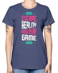 escape reality and play 80# - video games -  Missy T-Shirt