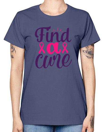 find a cure Style 12# - breast cancer -  Missy T-Shirt