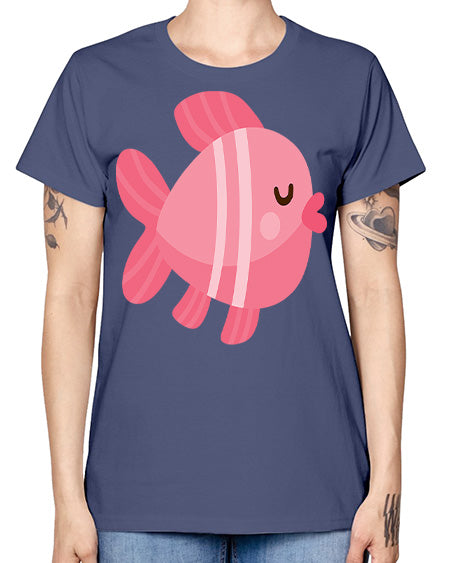 fish 53# - shark-fish -  Missy T-Shirt