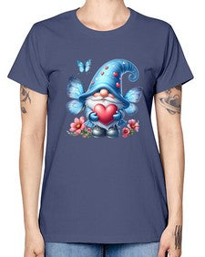 gnome with butterfly 01# - gnome -  Missy T-Shirt