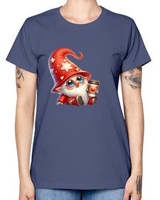 gnome with butterfly 04# - gnome -  Missy T-Shirt