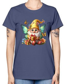 gnome with butterfly 07# - gnome -  Missy T-Shirt