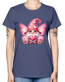 gnome with butterfly 08# - gnome -  Missy T-Shirt
