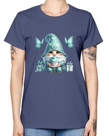 gnome with butterfly 10# - gnome -  Missy T-Shirt