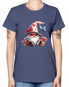 gnome with butterfly 13# - gnome -  Missy T-Shirt