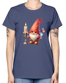 gnome with butterfly 16# - gnome -  Missy T-Shirt