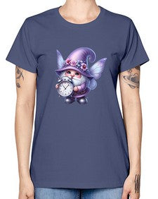 gnome with butterfly 23# - gnome -  Missy T-Shirt