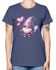 gnome with butterfly 25# - gnome -  Missy T-Shirt