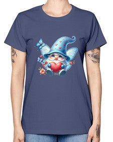 gnome with butterfly 28# - gnome -  Missy T-Shirt