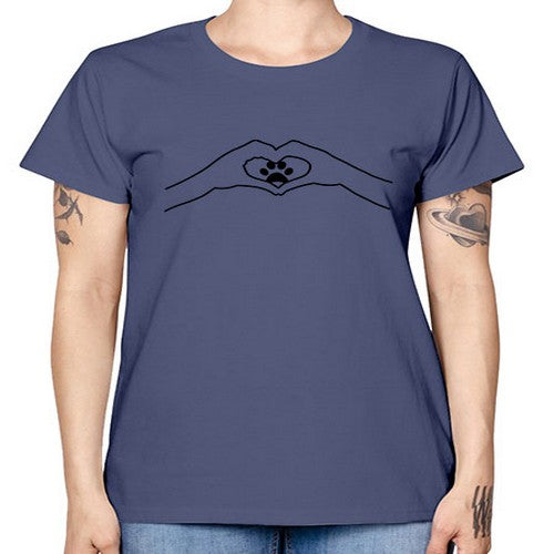hearthand dogpaw 147# - dogs -  Missy T-Shirt