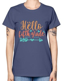 hello fifth grade 259# - fifth grade -  Missy T-Shirt