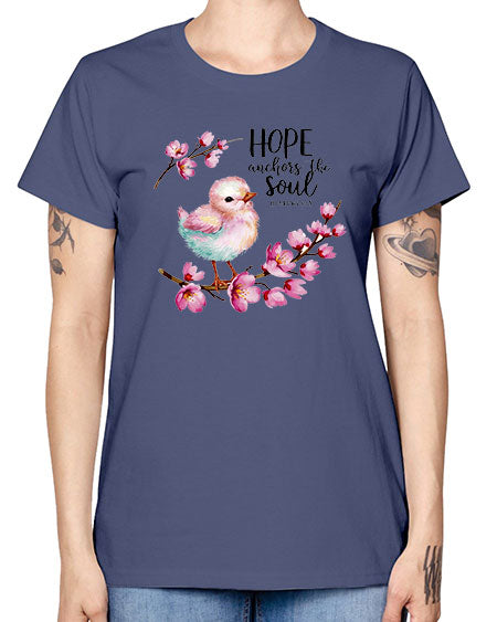 hope anchors the soul 41# - birds -  Missy T-Shirt