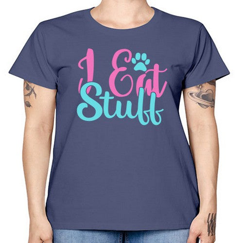 i eat stuff Style 82# - dogs -  Missy T-Shirt