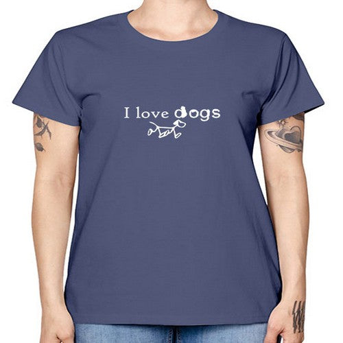 i love dog 169# - dogs -  Missy T-Shirt