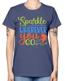 i was born to ride unicorns 210# - unicorn -  Missy T-Shirt