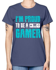 im proud to be a gamer 121# - video games -  Missy T-Shirt