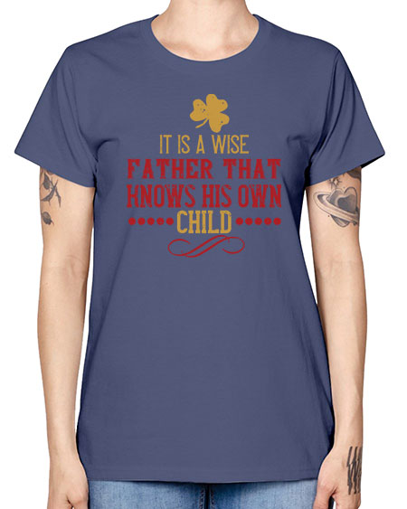 it is awish father Style 129# - kids -  Missy T-Shirt