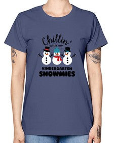 kindergarten snowmies 434# - kindergarten -  Missy T-Shirt