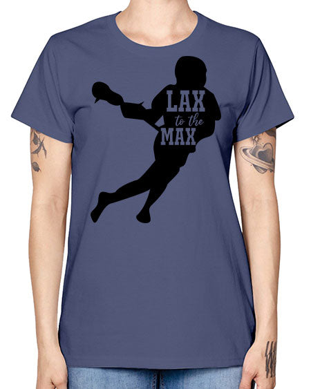 lax to the max 2# - lacrosse -  Missy T-Shirt