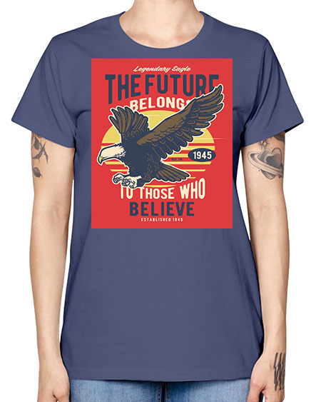 legendary eagle 55# - birds -  Missy T-Shirt