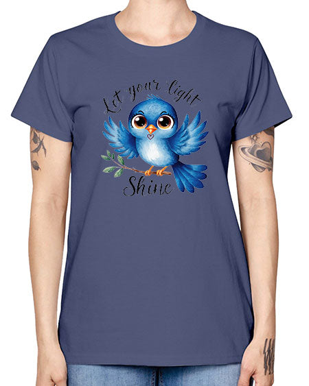let your light shine 61# - birds -  Missy T-Shirt