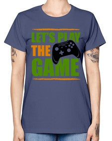 lets play the game 136# - video games -  Missy T-Shirt