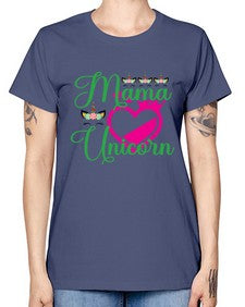 mama unicorn 292# - unicorn -  Missy T-Shirt