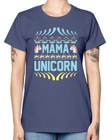 mama unicorn 293# - unicorn -  Missy T-Shirt