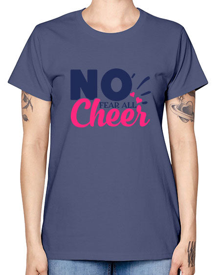 no fear all cheer 1728# - cheer -  Missy T-Shirt