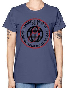 nurse takes dc design 1200# - nurse -  Missy T-Shirt