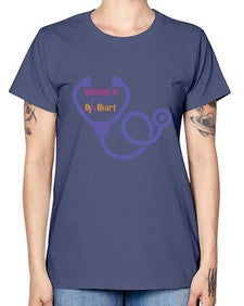 nursing is a work of heart Style 1266# - nurse -  Missy T-Shirt