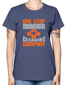 one stop commercial cleaning company Style 332# - cleaner -  Missy T-Shirt