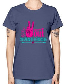 out seven grade 612# - seventh grade -  Missy T-Shirt