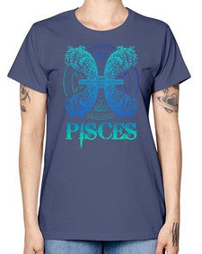pisces Zodiac 381# - pisces -  Missy T-Shirt