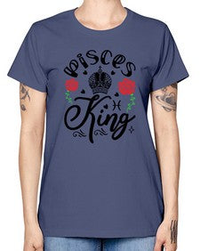 pisces king 375# - pisces -  Missy T-Shirt