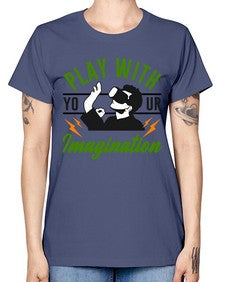 play with imagination 146# - video games -  Missy T-Shirt