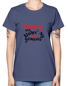 queens Are Born As Gemini 385# - gemini -  Missy T-Shirt