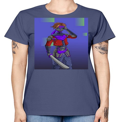 robber bring knife156# - anime -  Missy T-Shirt