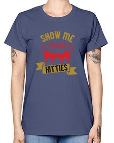 show me your kitties Style 115# - cats -  Missy T-Shirt