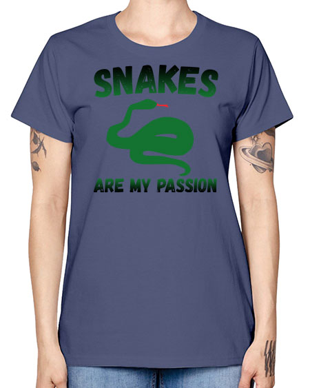 snake are my passion - snake -  Missy T-Shirt