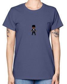super kid 8# - black boys or men -  Missy T-Shirt