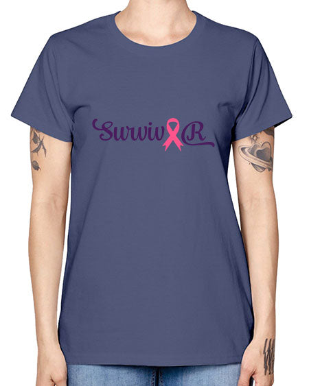 survivor 251# - breast cancer -  Missy T-Shirt